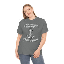 Load image into Gallery viewer, Printswear Personalized T shirt, Boat Docking,Boat shirt,Docking the boat, Dad gifts, birthday Christmas day, Design your own shirts,Unisex Heavy Cotton Tee
