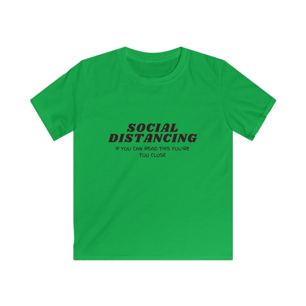 Social Distancing Kids Softstyle Tee