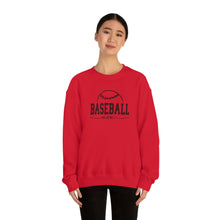 Load image into Gallery viewer, Baseball mom, Baseball Mom gift, summer baseball game shirt, Unisex Heavy Blend™ Crewneck Sweatshirt
