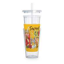 Load image into Gallery viewer, Printswear summer tumbler with straw, beach life tumbler, gift for mom, aunt sister, camping drink Plastic Tumbler with Straw
