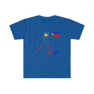Philippines flag shirt, Shirt of Philippine Flag, Shirt for Filipino Unisex Softstyle T-Shirt