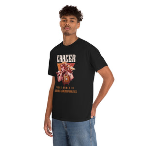 Printswear Cancer Zodiac sign shirt, birthday july gift shirt, birthday gift idea shirt, cancer shirt july birthday Unisex Heavy Cotton Tee