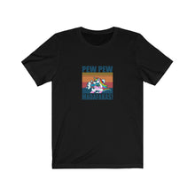 Load image into Gallery viewer, PEW PEW Unisex Jersey Short Sleeve Tee
