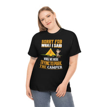 Load image into Gallery viewer, Printswear Camper shirt for husband and wife, dad mom grandpa camper park shirt,Unisex Heavy Cotton Tee
