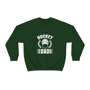 Hockey dad, day birthday gift, Hockey proud dad Unisex Heavy Blend™ Crewneck Sweatshirt