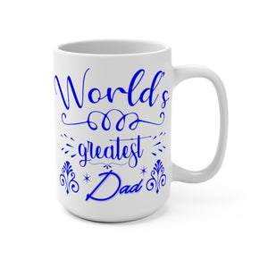 WorldBestDad 15oz Beautiful white Mug