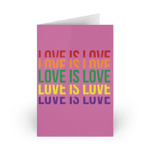 Load image into Gallery viewer, Printswear Greeting card for pride, card for pride lauch Greeting Cards (1 or 10-pcs)
