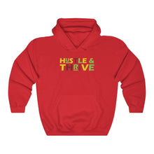Load image into Gallery viewer, Hustle hooded, Thrive sweatshirt, Hustle &amp; thrive shirt,Unisex Heavy Blend™ Hooded Sweatshirt
