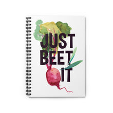 Load image into Gallery viewer, Beet it Spiral Notebook - Ruled Line
