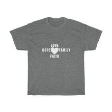 Load image into Gallery viewer, Love/Hope Unisex Heavy Cotton Tee
