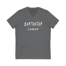 Load image into Gallery viewer, Bartenderforyou Unisex Jersey Short Sleeve V-Neck Tee
