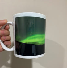 Load image into Gallery viewer, Northern Lights,Alberta Northern lights,Real Picture 11oz, 15oz white Ceramic Mug
