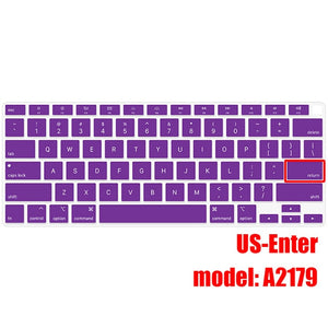 New For air13 A2179 For Apple laptop keyboard cover silicone protective cover 2020 Air13 keyboard case For mac accessories case