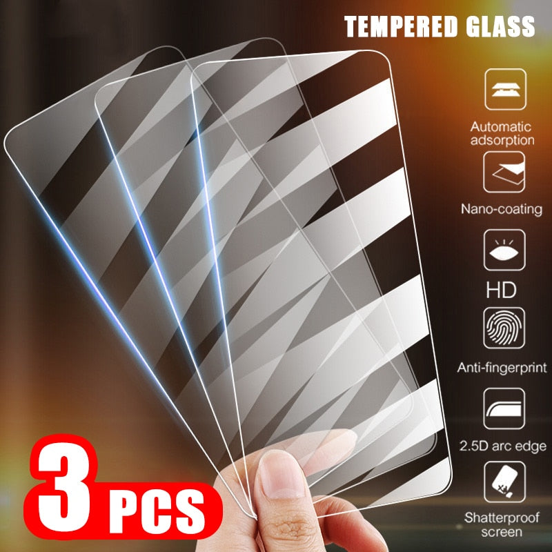 Tempered Protective Glass on the For iPhone 11 Pro XR X XS Max Full Cover Screen Protector Film For 7 6 8 6s Plus 5 5s SE Glass